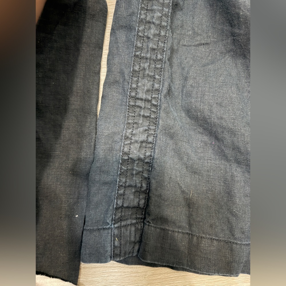 Athleta women’s  Dark Blue Cargo Pants Stretchy  Waistband - Picture 6 of 9